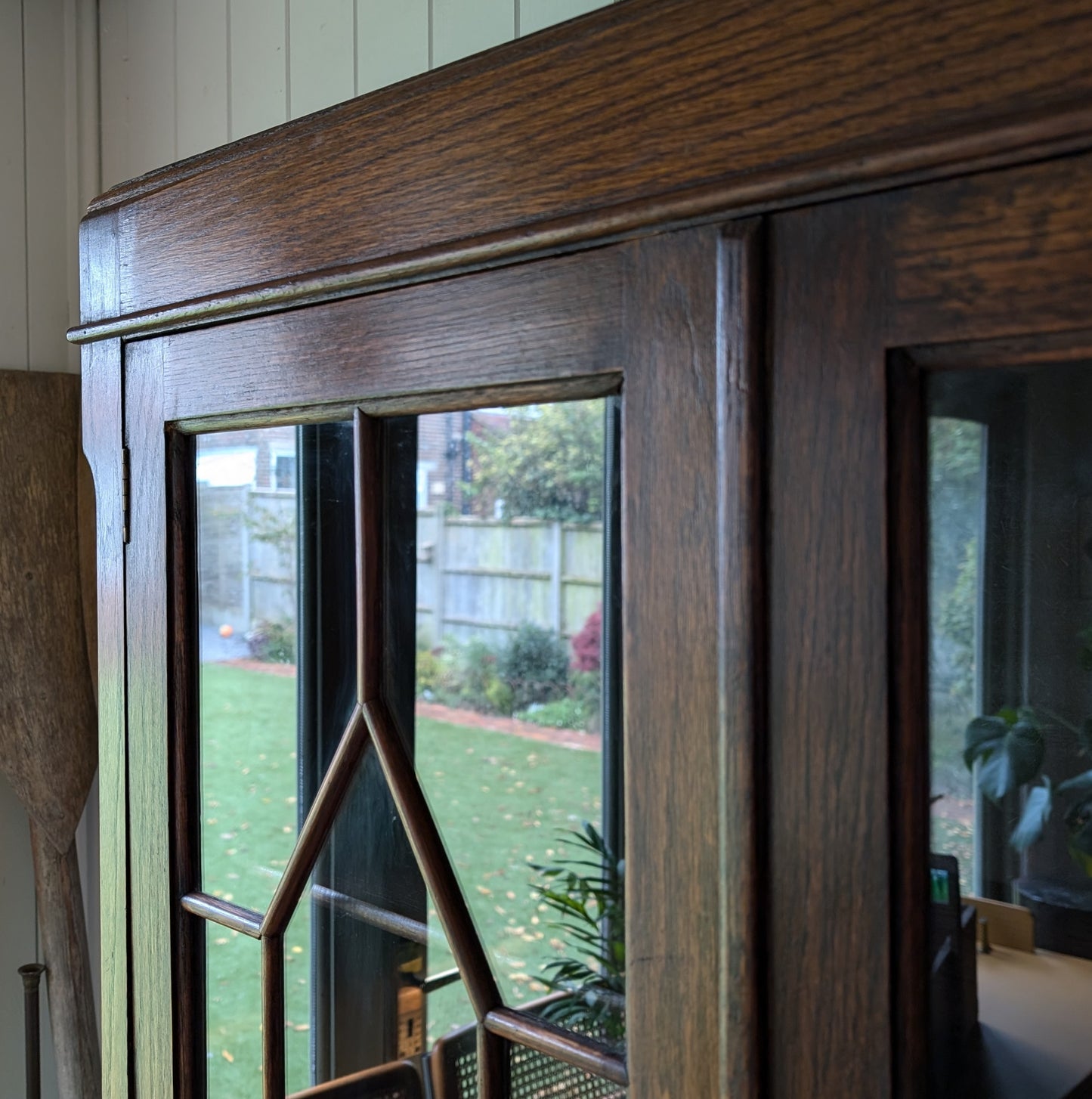 Antique Glazed Bookcase
