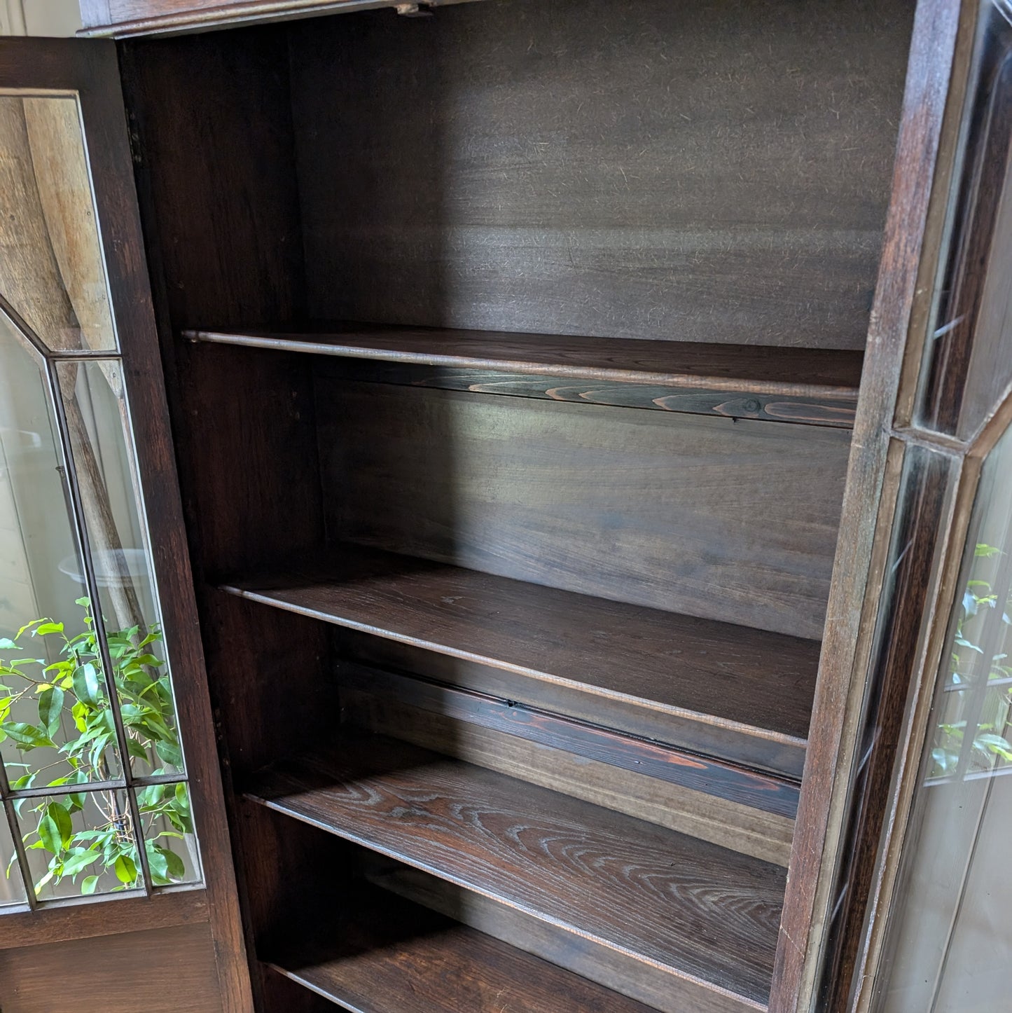 Antique Glazed Bookcase