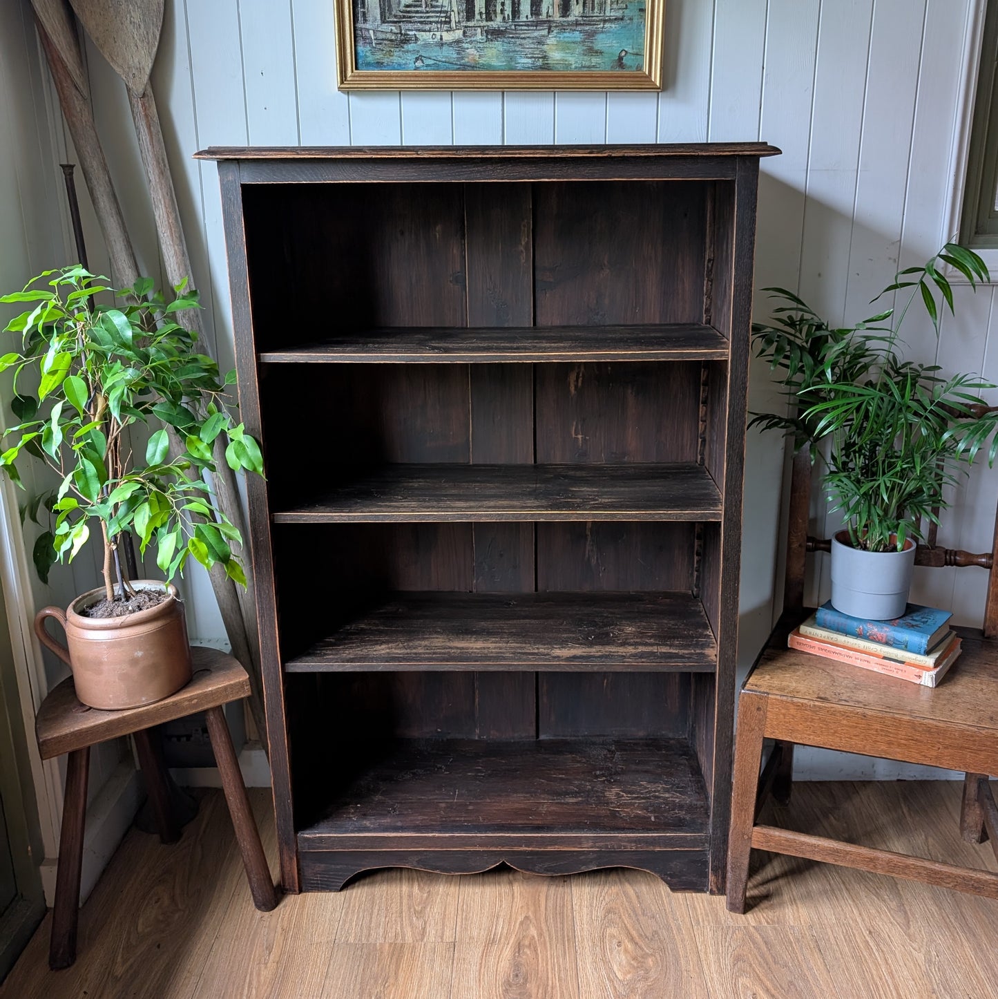 Antique Oak Bookcase