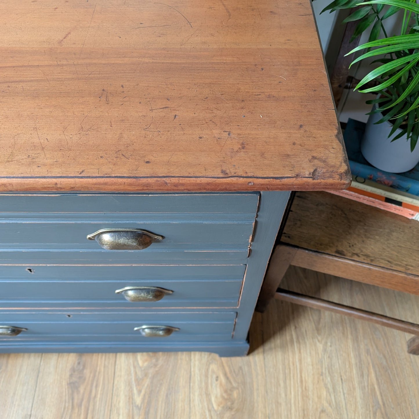 Painted Antique Chest of Drawers