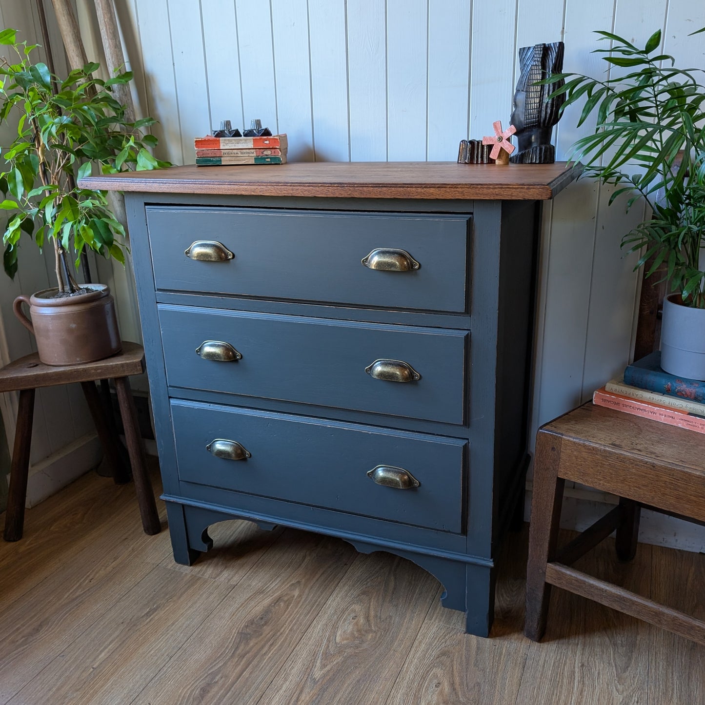 Painted Antique Chest of Drawers