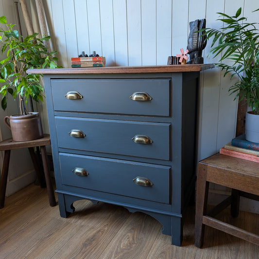 Painted Antique Chest of Drawers