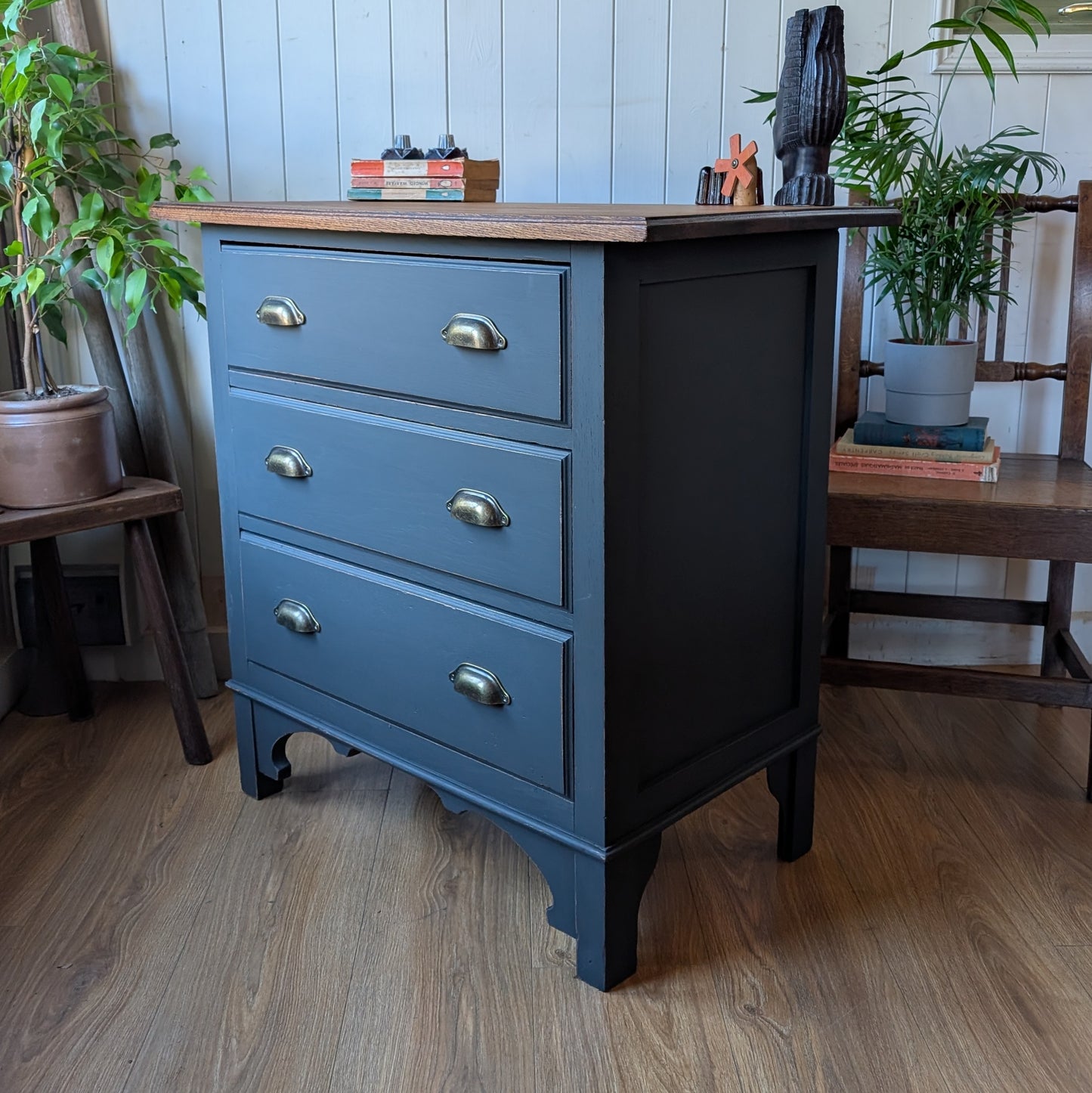 Painted Antique Chest of Drawers