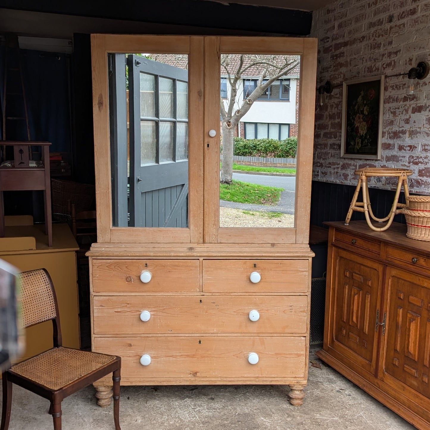 Victorian Pine Linen Press