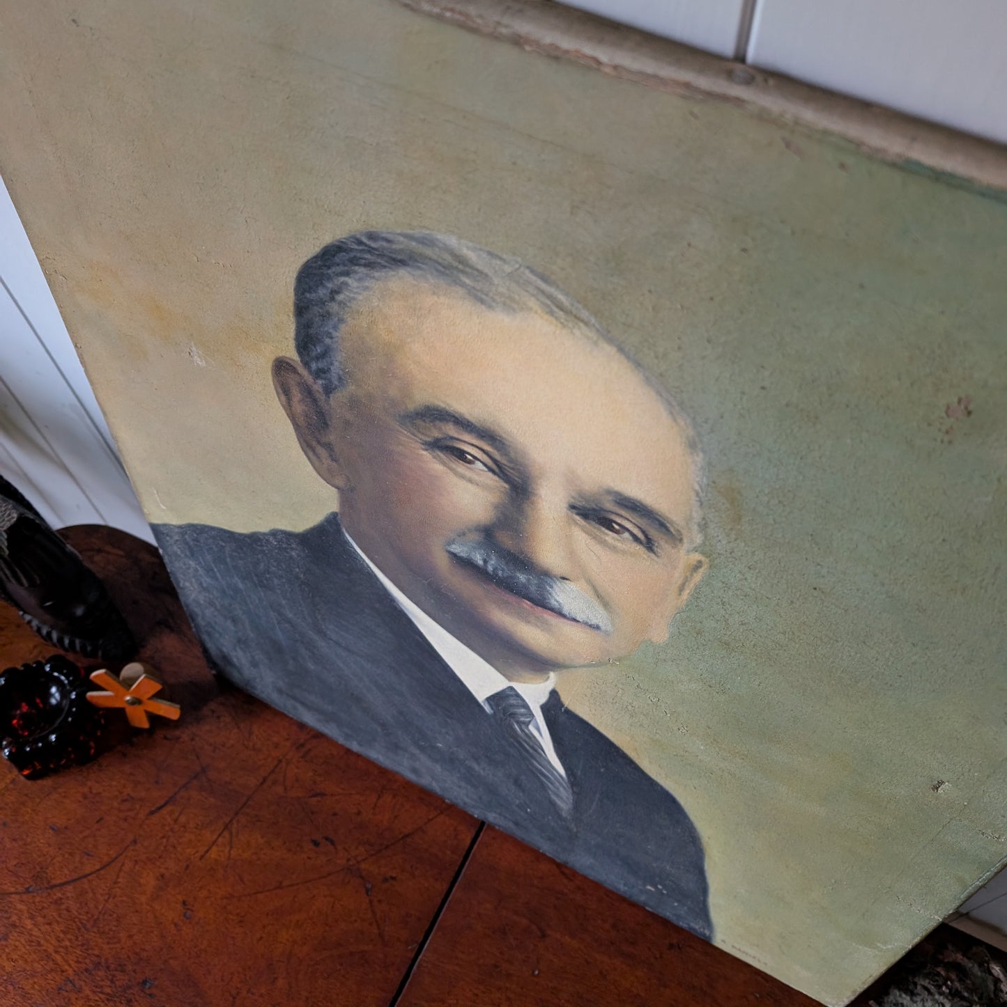 Antique Oil Portrait of a Gentlemen