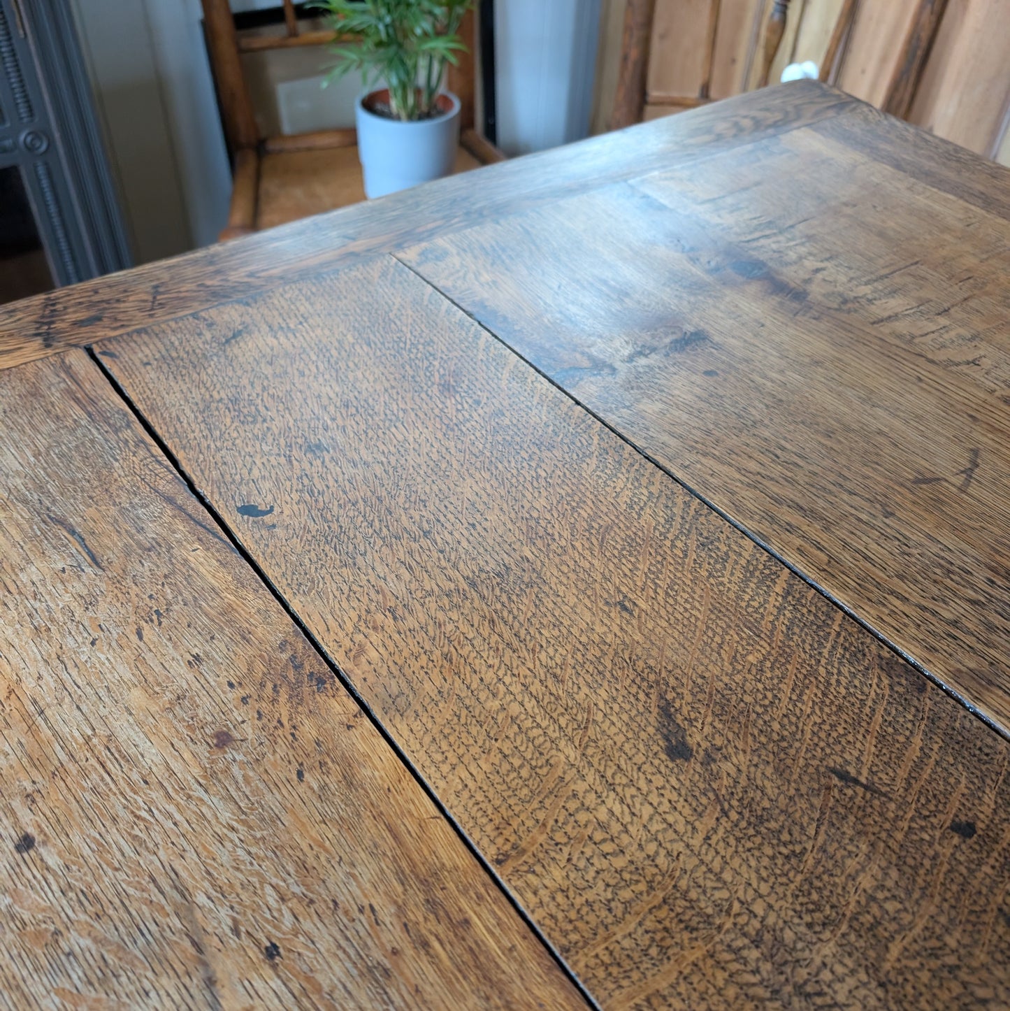 Antique Oak Refectory Table