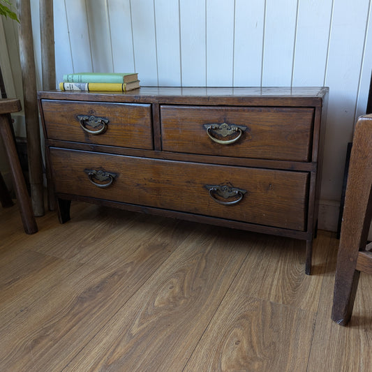 Small Antique Bench with Storage