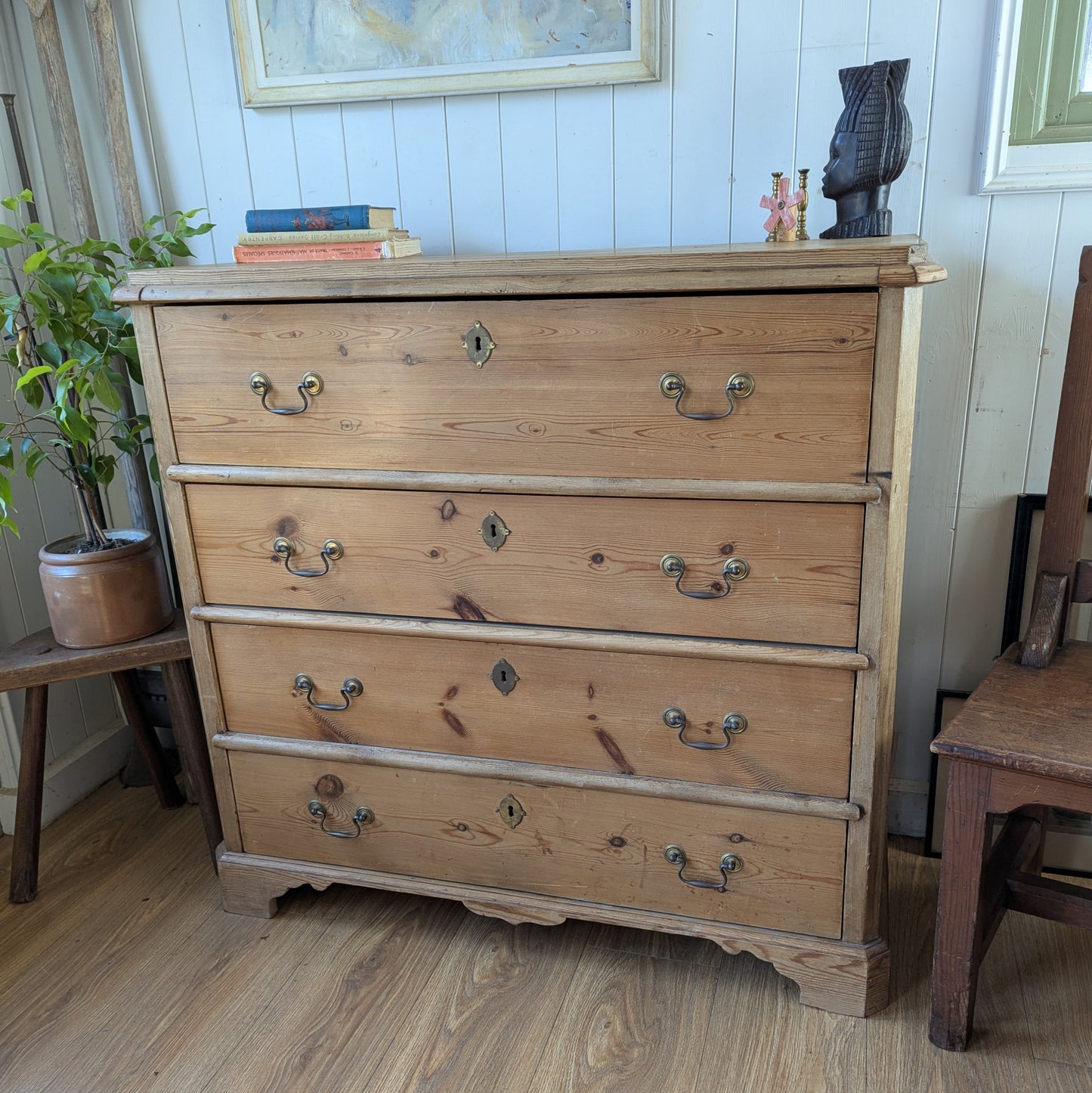 Antique Pine Secretaire
