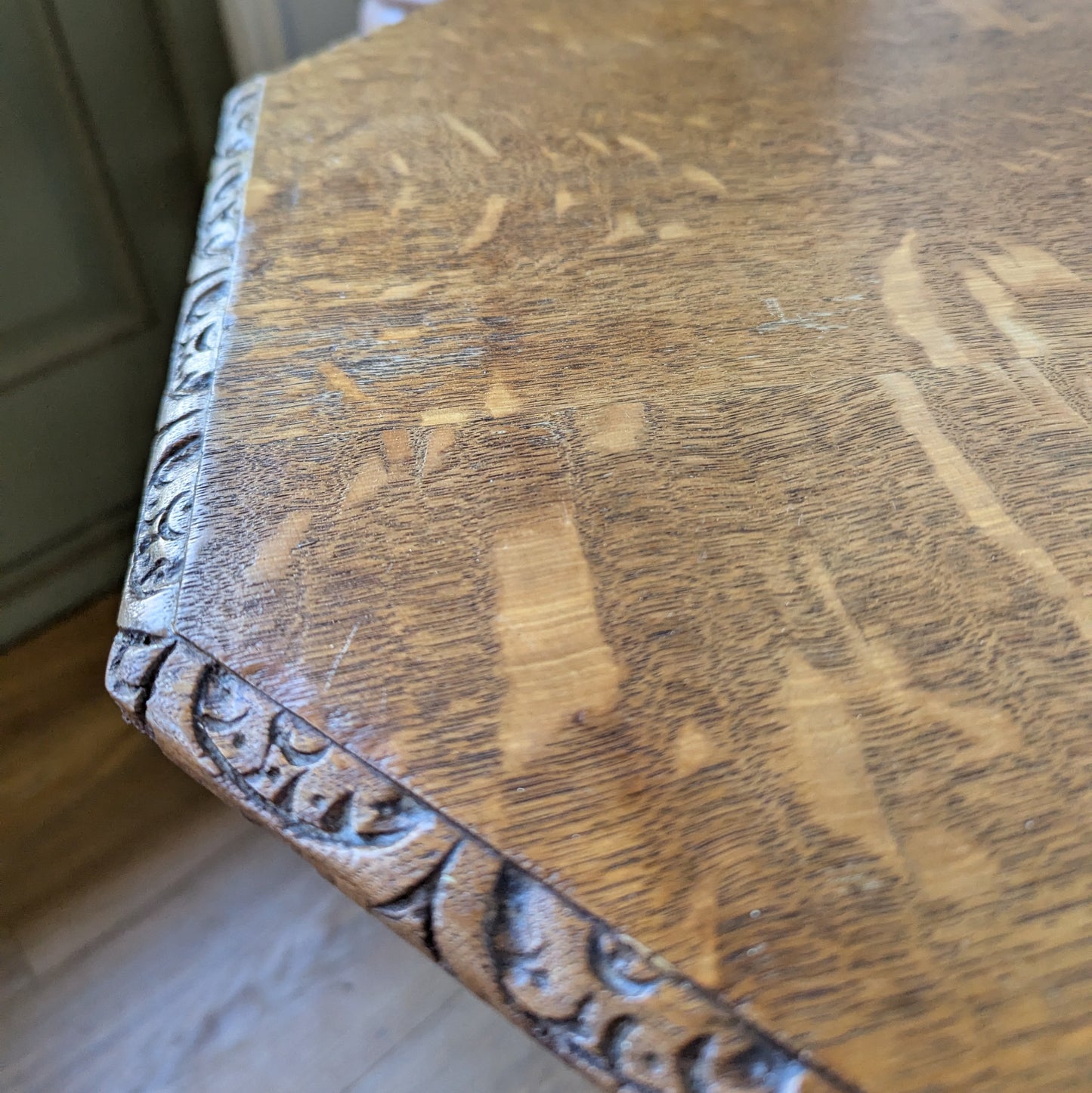 Antique Bobbin Leg Side Table