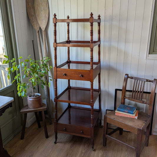 Tall Antique Wotnot