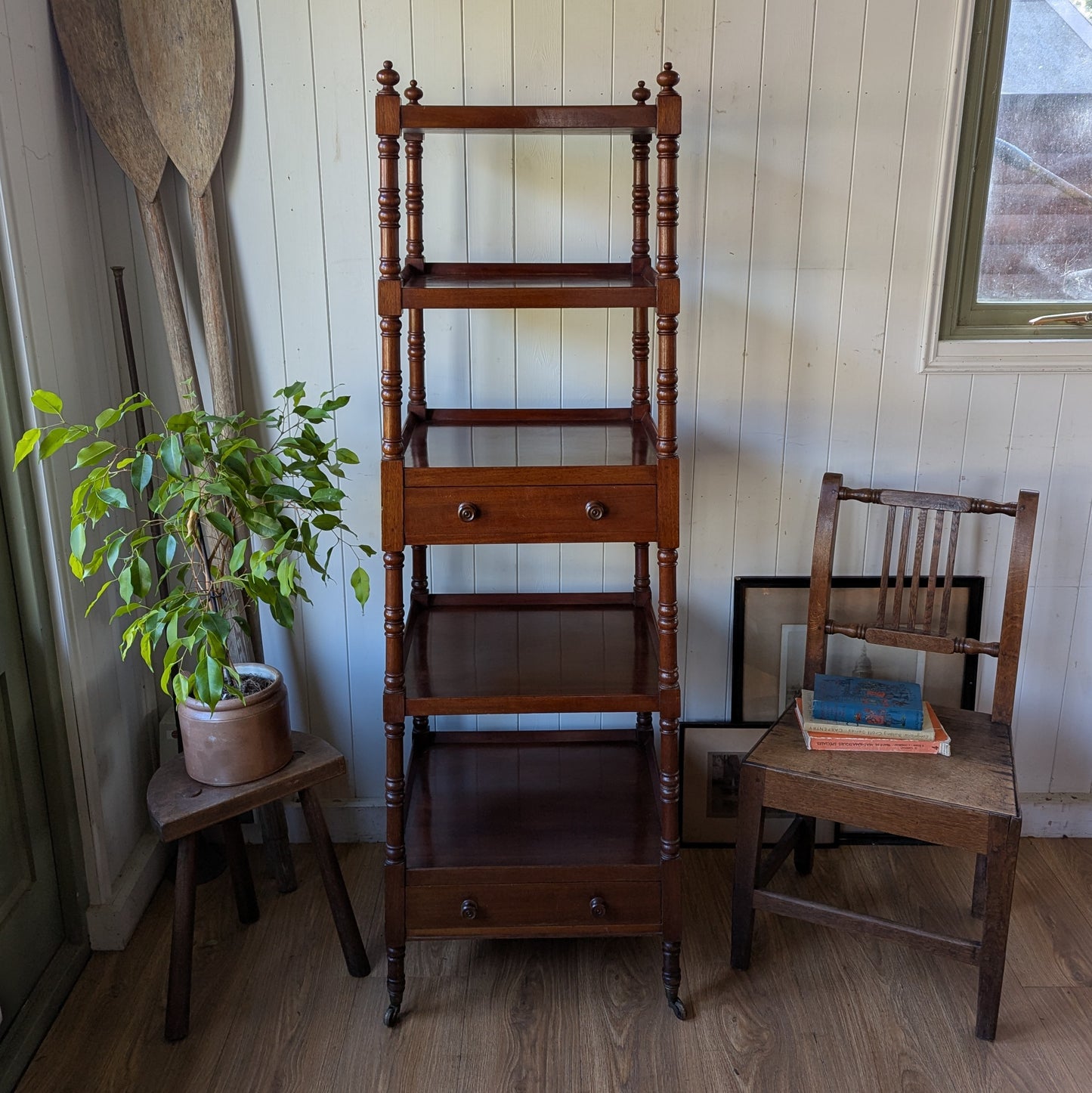 Tall Antique Wotnot