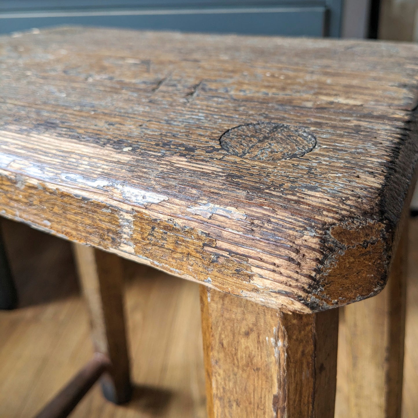 Rustic French Stool