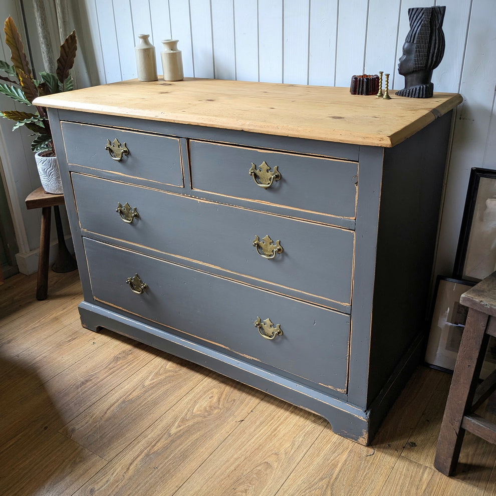 Painted Victorian Chest of Drawers – Henry Paints Furniture
