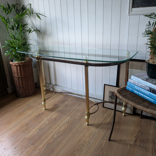 Mid Century La Barge Style Console Table
