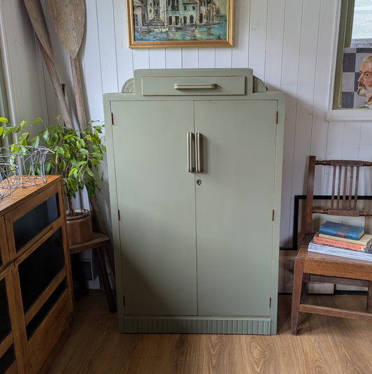 Small Vintage Painted Wardrobe.