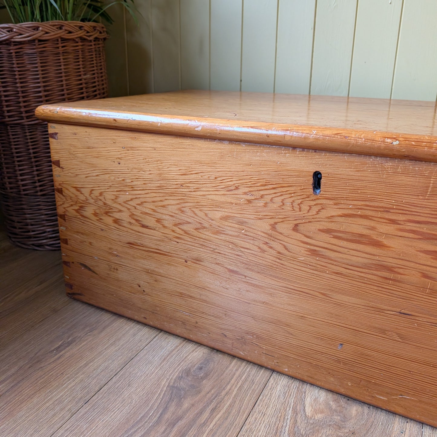 Small Victorian Pine Chest