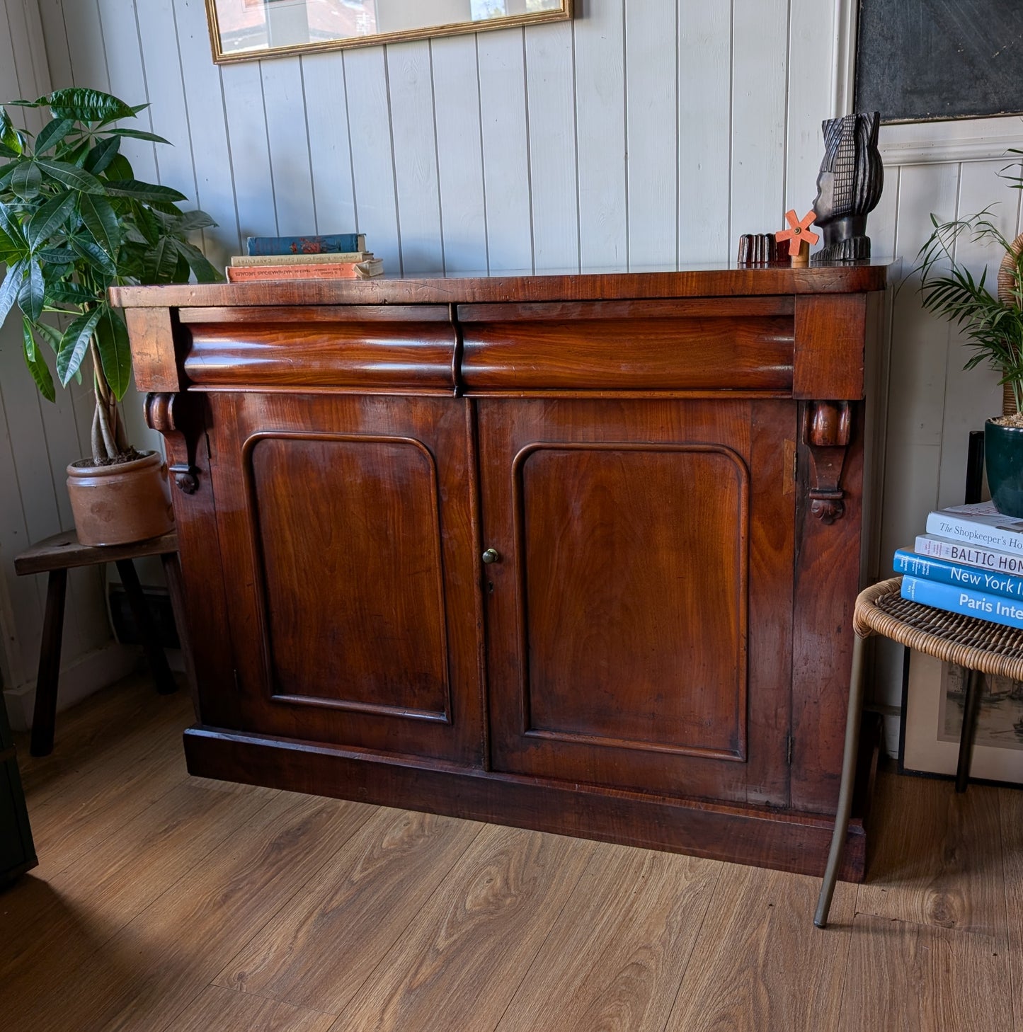 Victorian Cupboard with 2 Drawers [ref:7387]