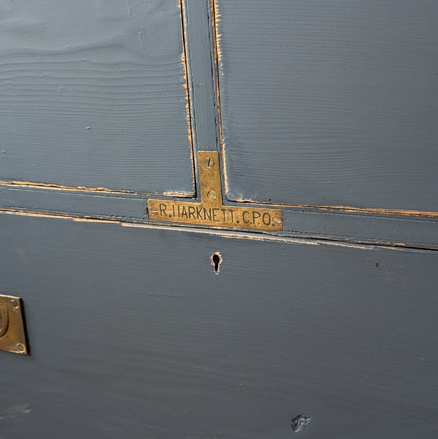 Low Antique Campaign Chest