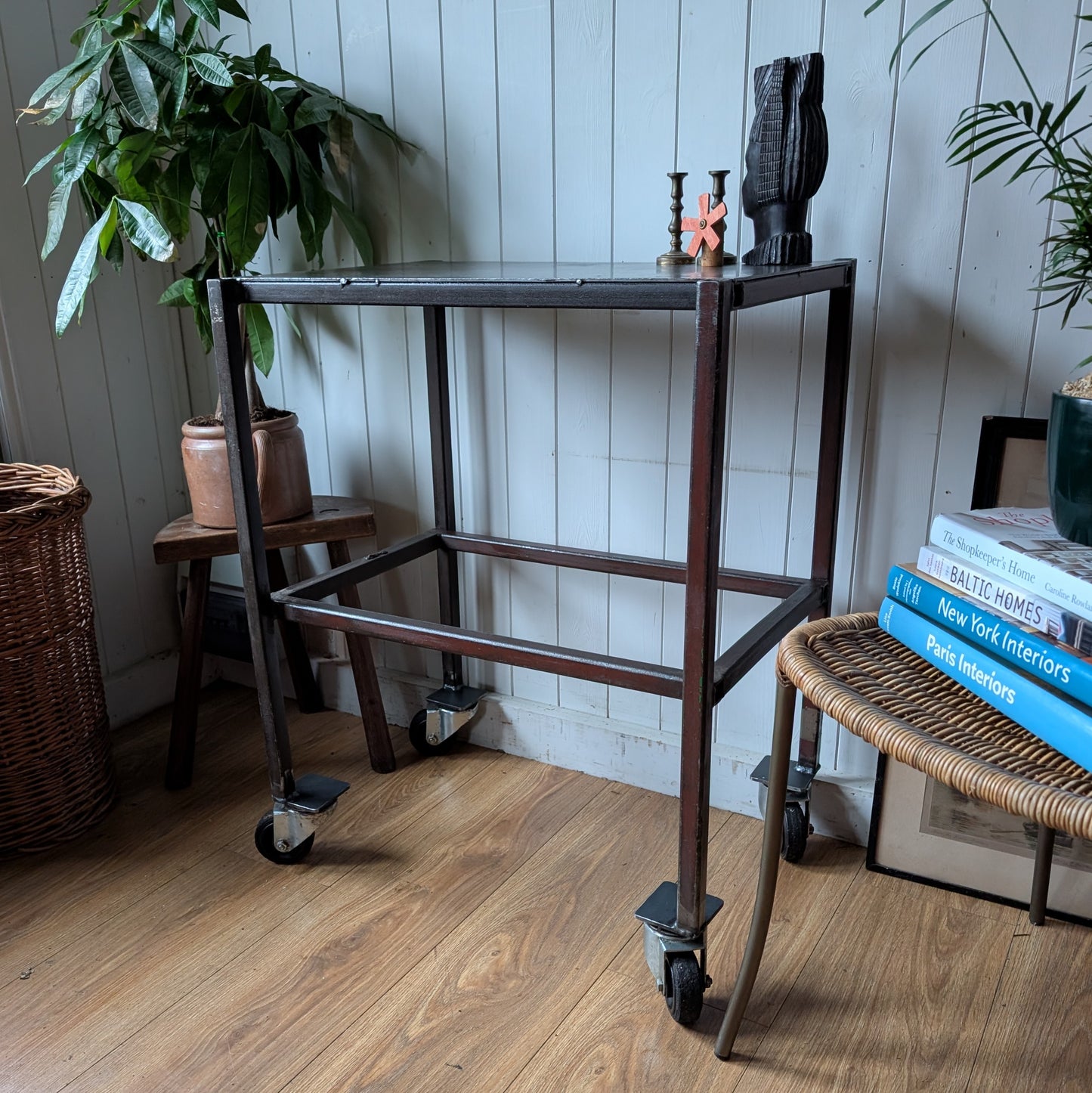 1960s Industrial Side Table
