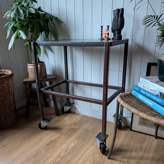 1960s Industrial Side Table