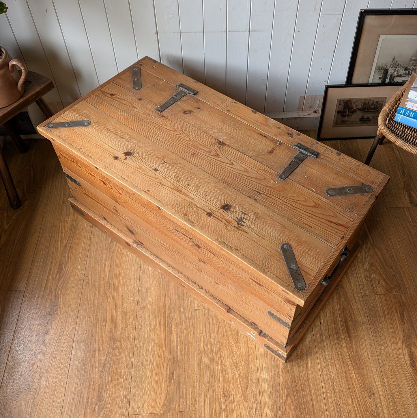 Vintage Pine Trunk