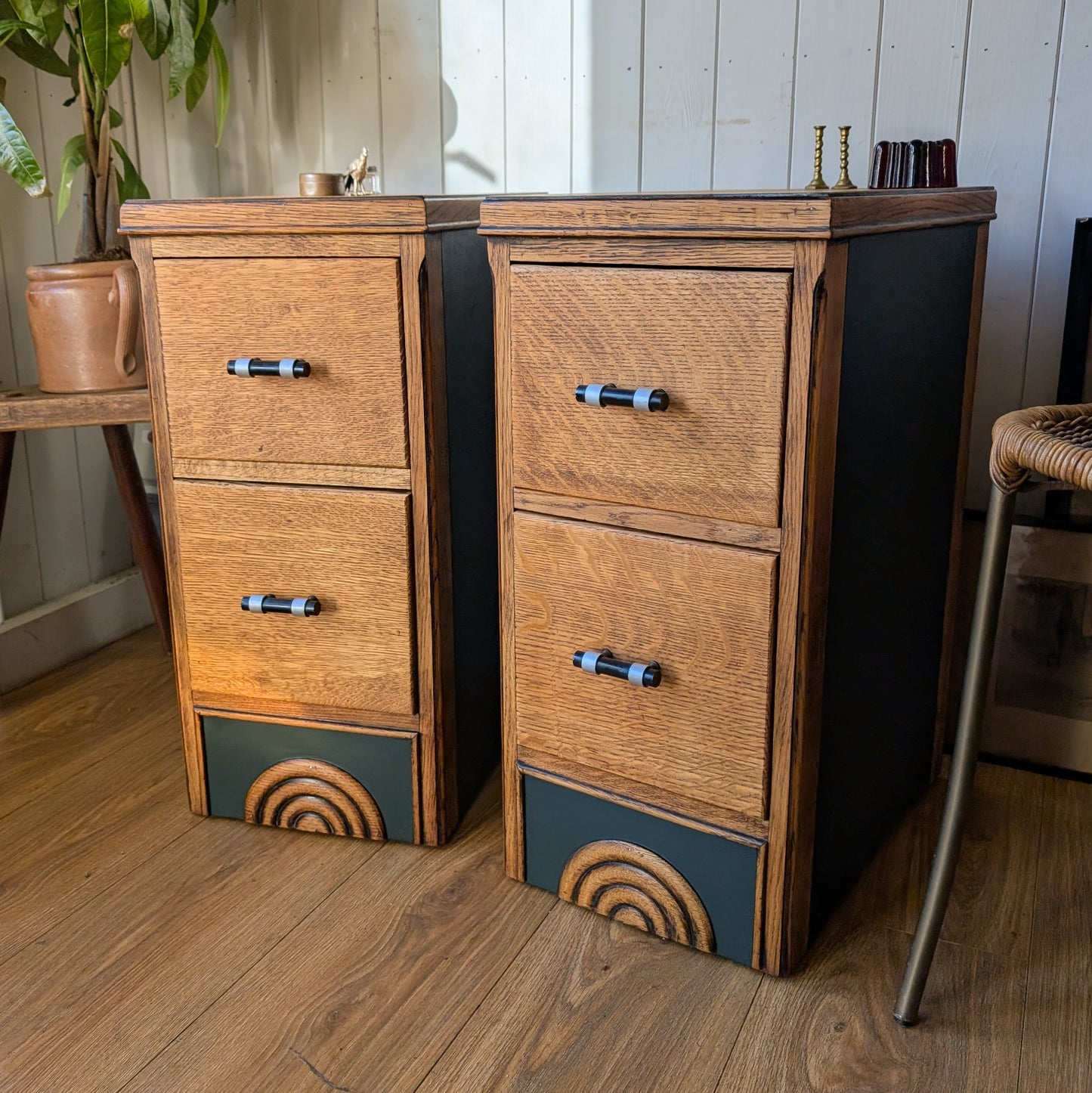 Art Deco Bedside Tables