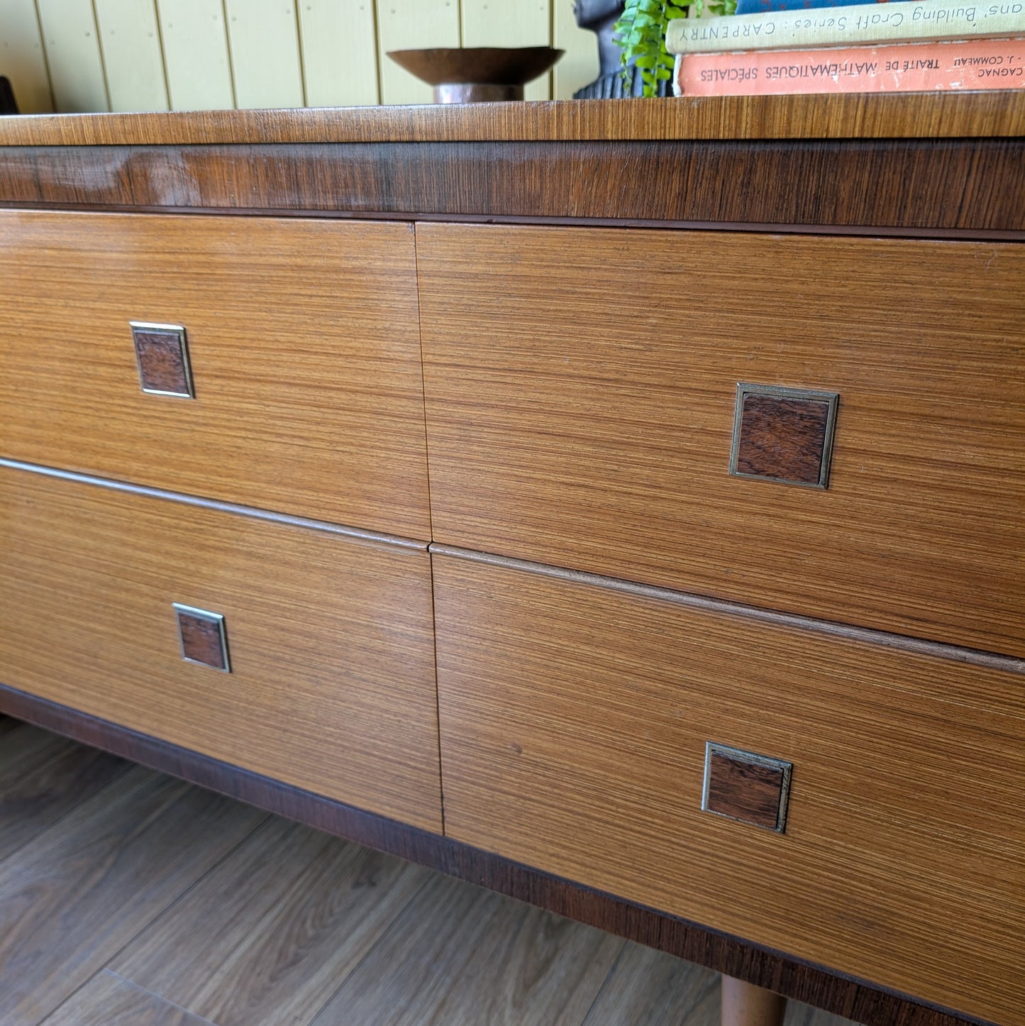 Long and Low Mid Century Drawer Unit