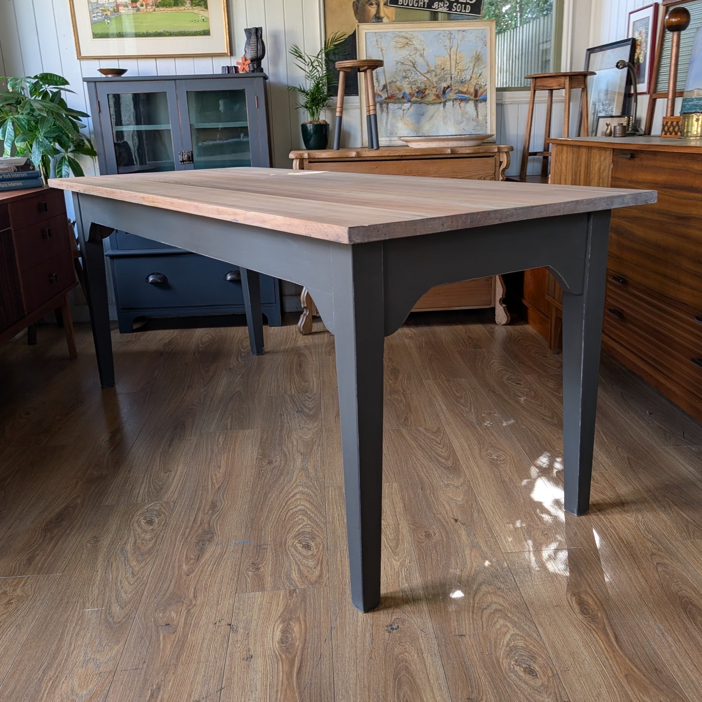 Vintage French Farmhouse Table [ref:7385]
