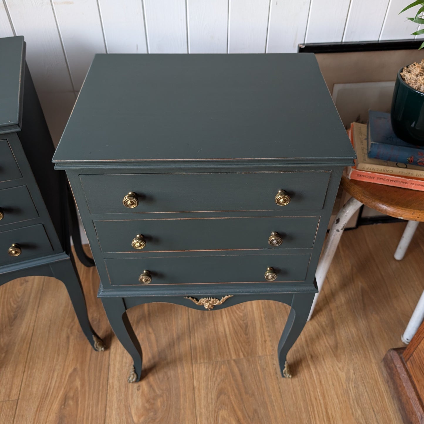 Painted Antique Bedside Tables