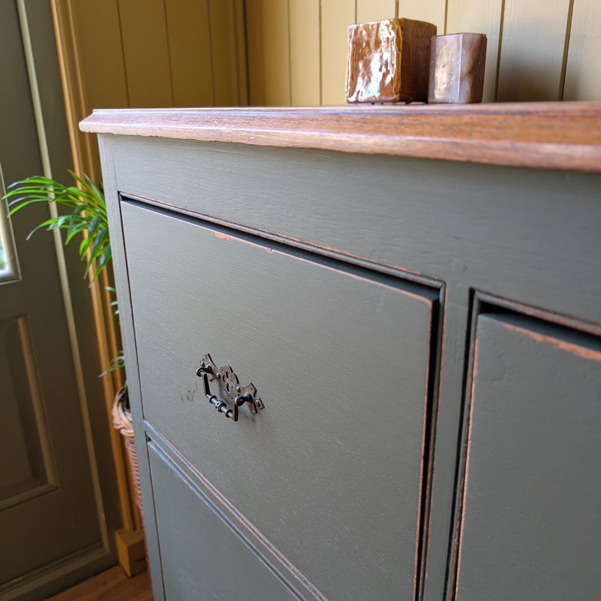 Painted Antique Chest of Drawers