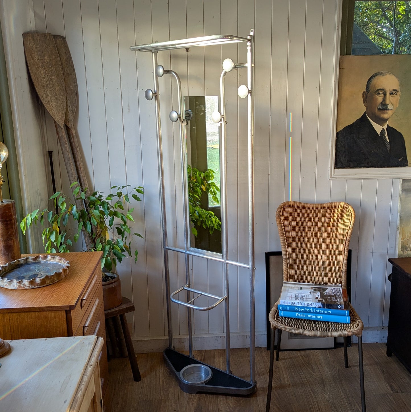 French Art Deco Hall Stand