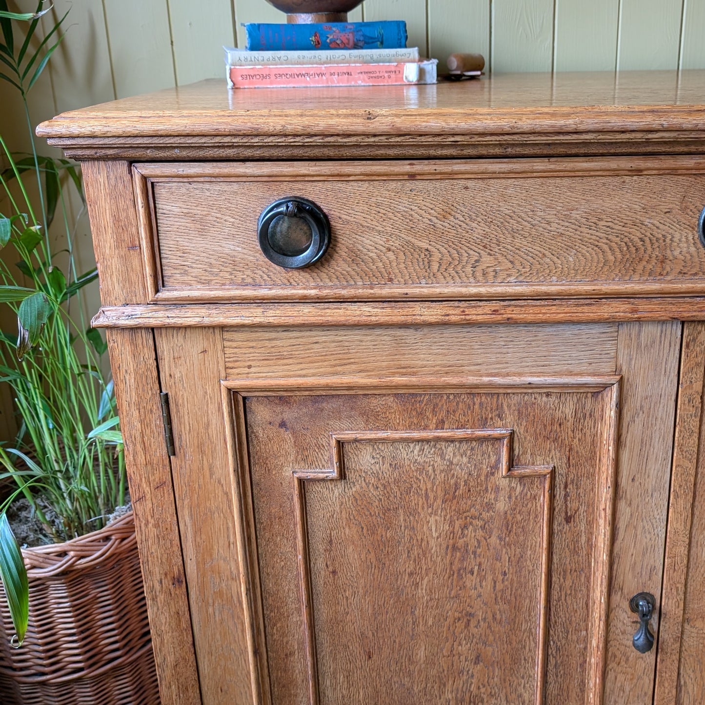 Large Antique Oak Sideboard