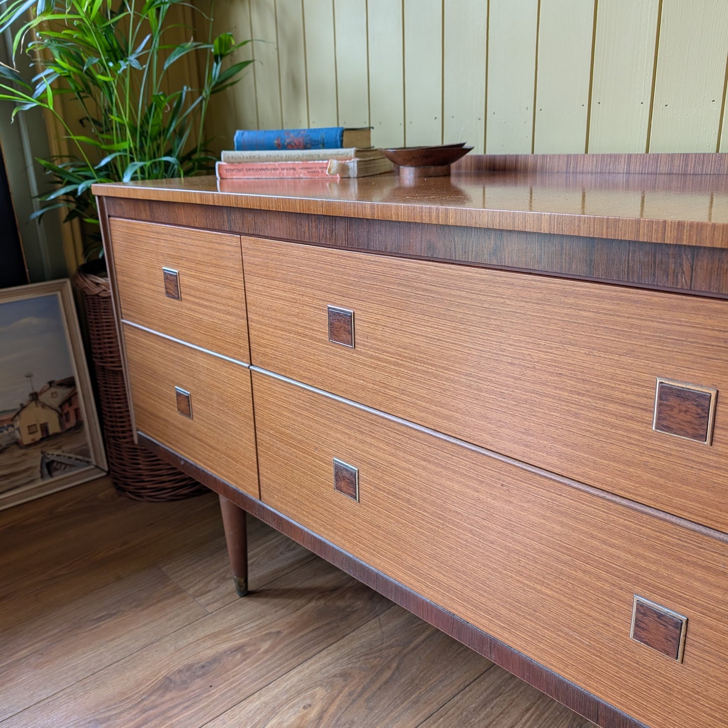 Long and Low Mid Century Drawer Unit