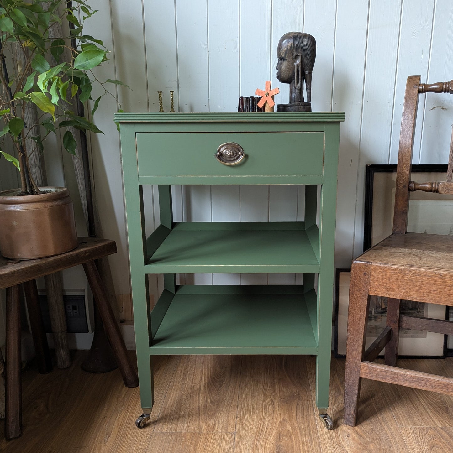 Antique Painted Side Table