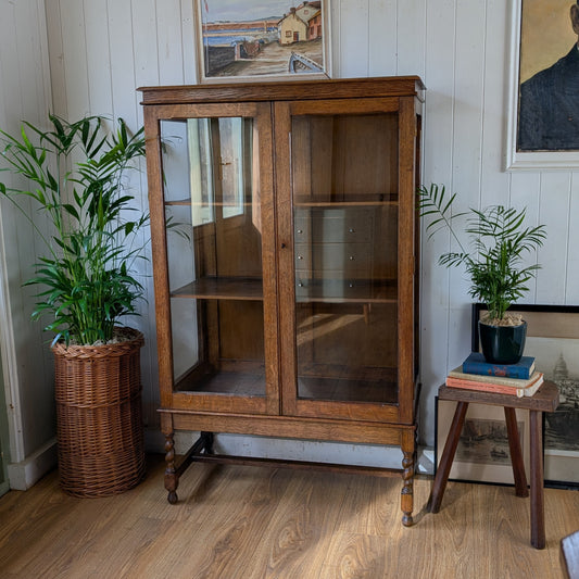 Antique Glazed Display Cabinet