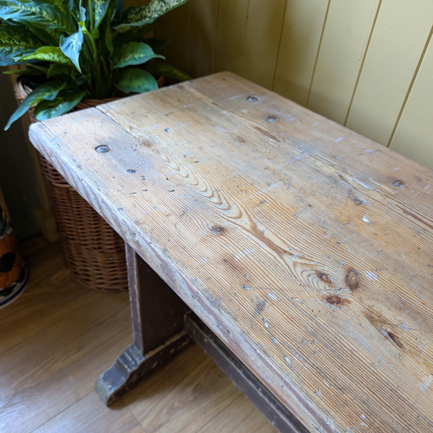 Rustic Antique French Bench