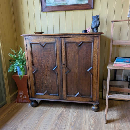 Antique Oak Cupboard