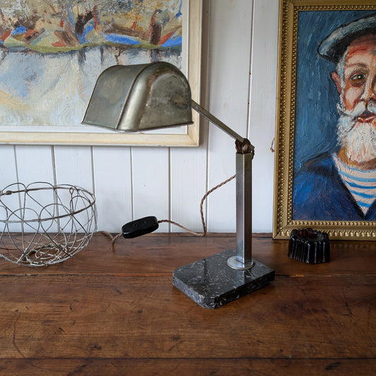 Antique French Desk Lamp