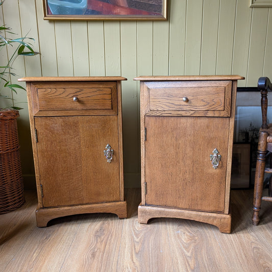 Pair of Vintage Bedside Cabinets by Stag