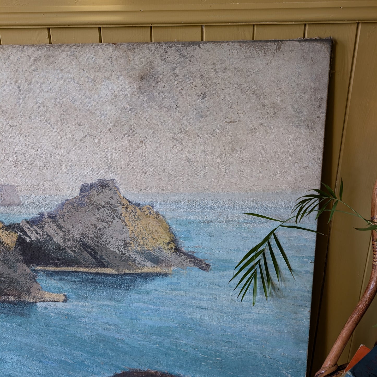 Very Large Oil Painting of Kynance Cove Cornwall