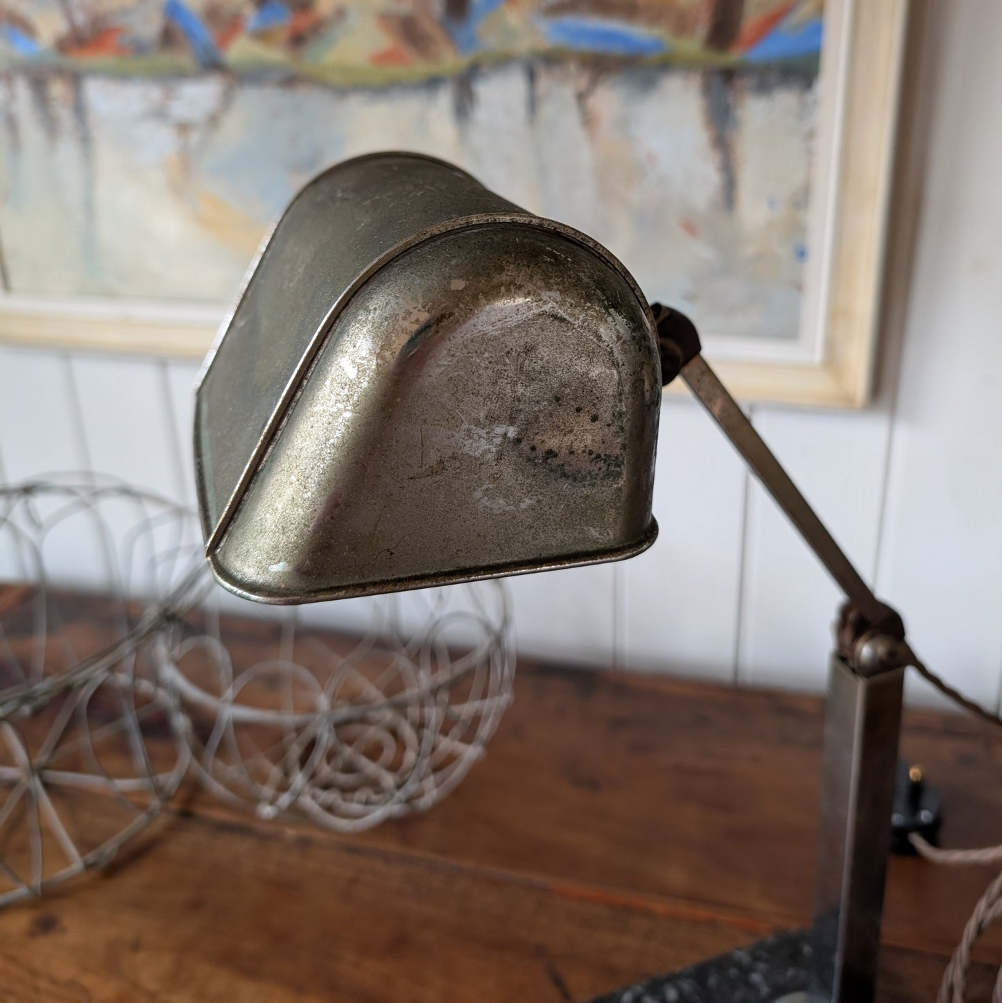 Antique French Desk Lamp