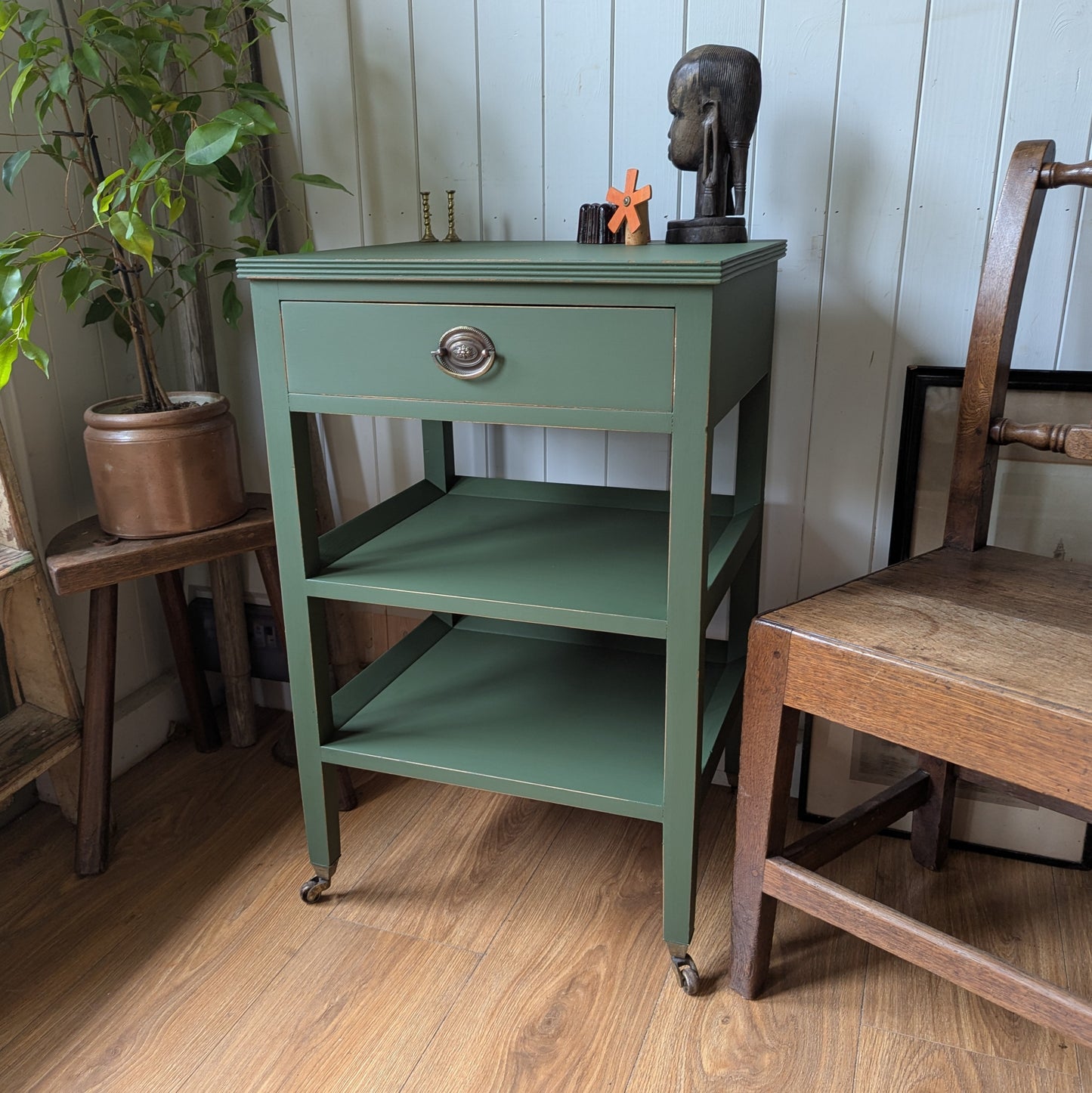 Antique Painted Side Table
