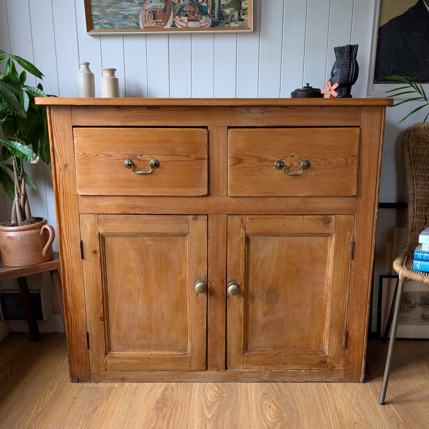 Victorian Pine Cupboard