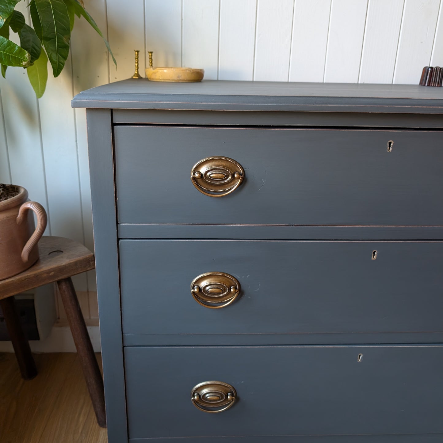 Small Painted Antique Chest of Drawers
