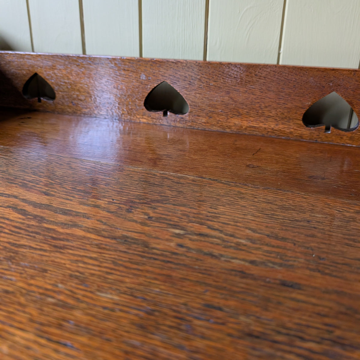 Arts and Crafts Oak Shoe Cupboard