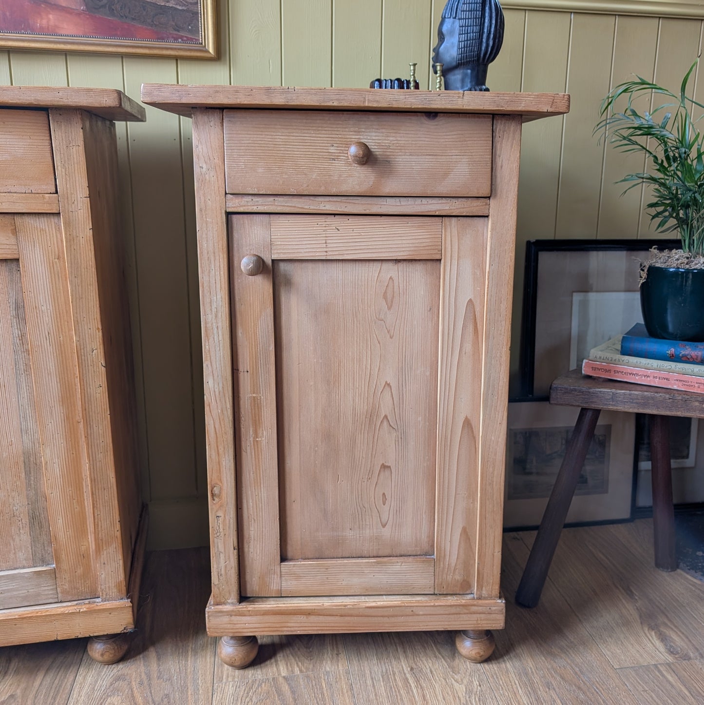 Pair of Antique French Pot Cupboards