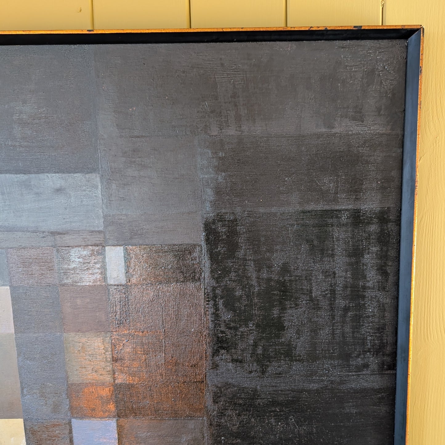 Mid Century Modern Abstract Oil Painting
