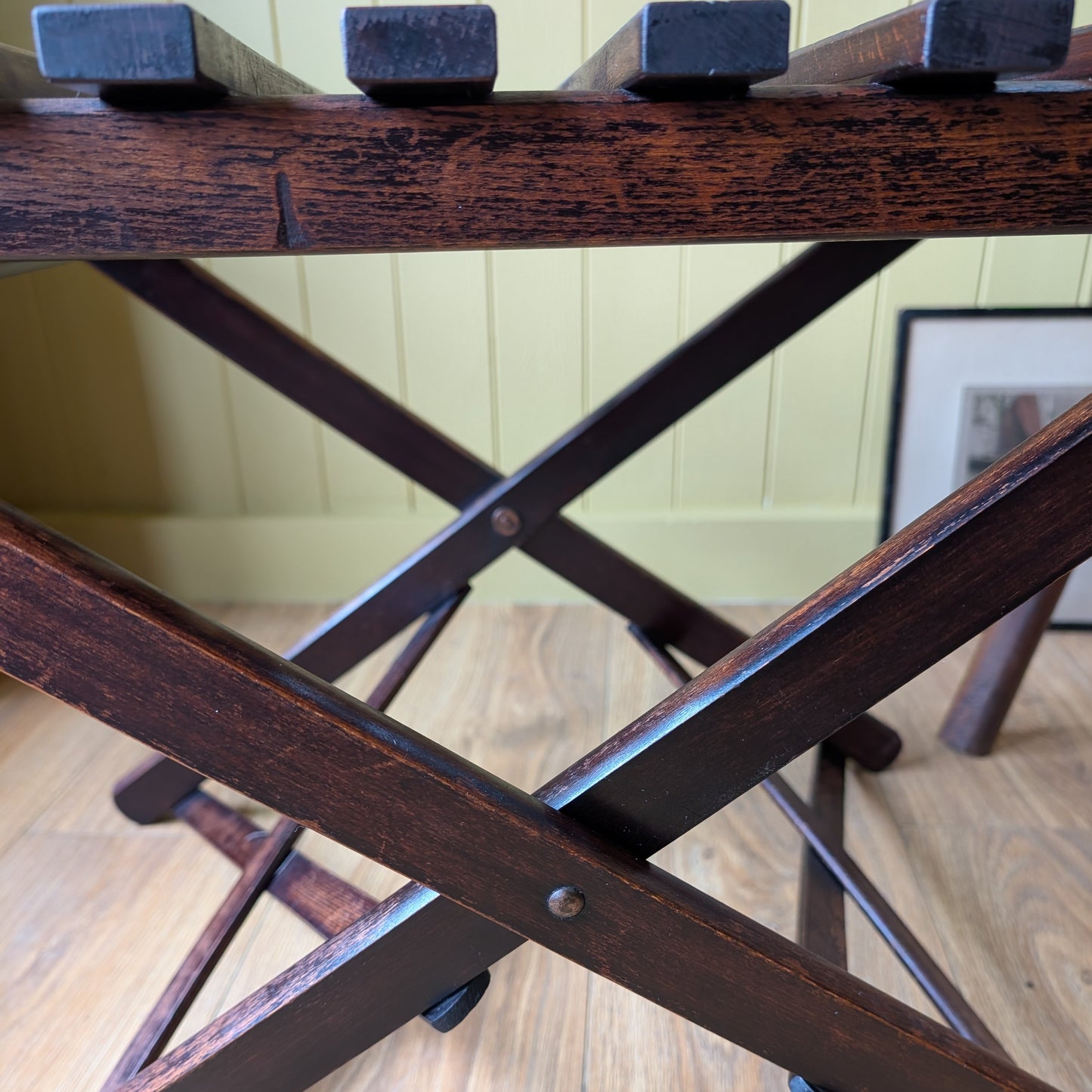Pair of Antique Folding Luggage Stands