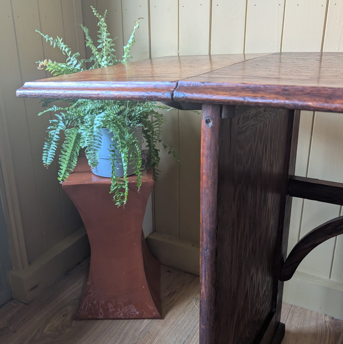 Antique Oak Students Desk