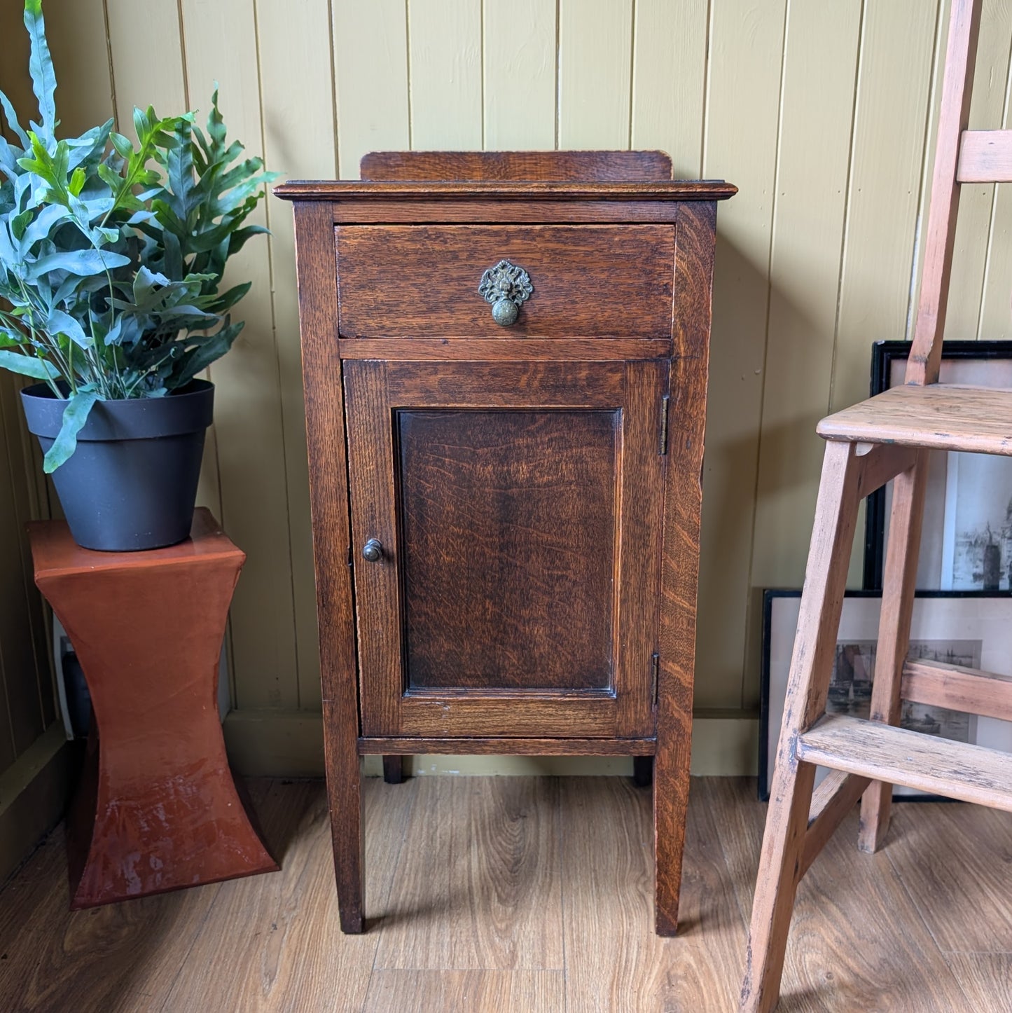 Vintage Oak Pot Cupboard